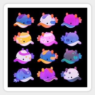 Sea slug cap Sticker